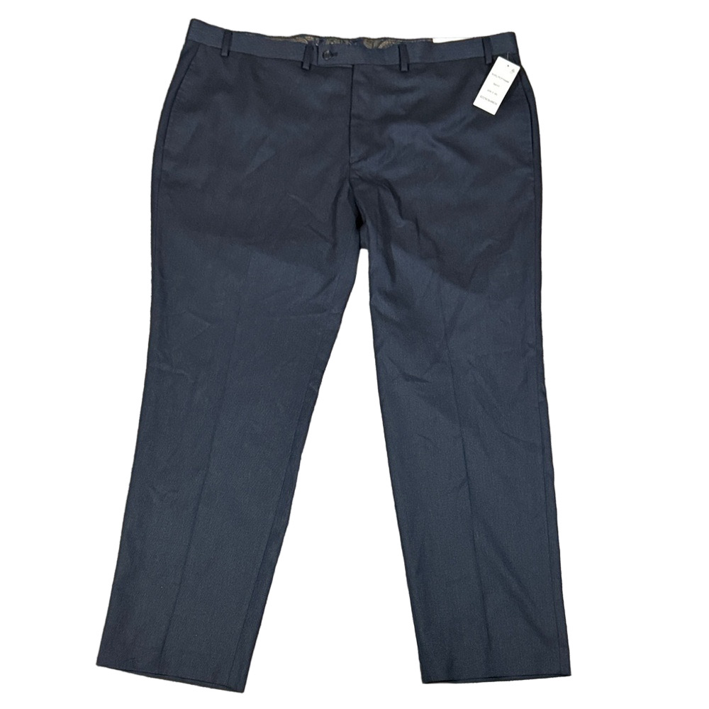 Ralph Lauren Men's Dark Blue Flat Front Dress Pants SKU1169